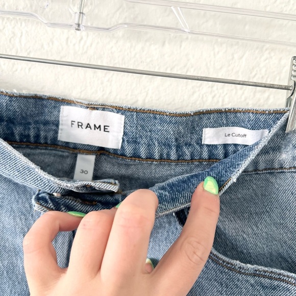 FRAME Distressed Women's Shorts - Picture 3 of 3